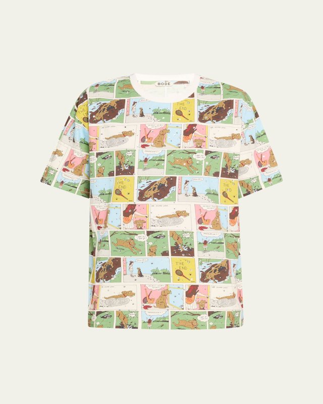 Comic Strip Printed Tee